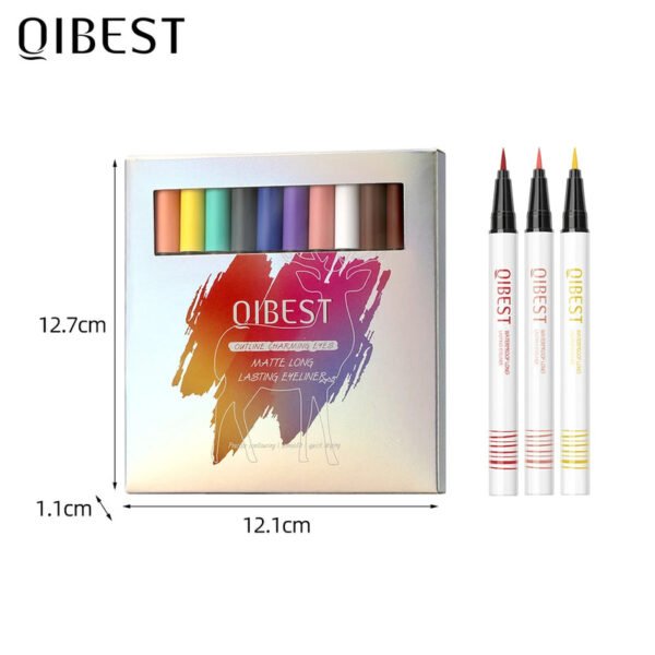 12 Colors Matte Liquid Eyeliner Set