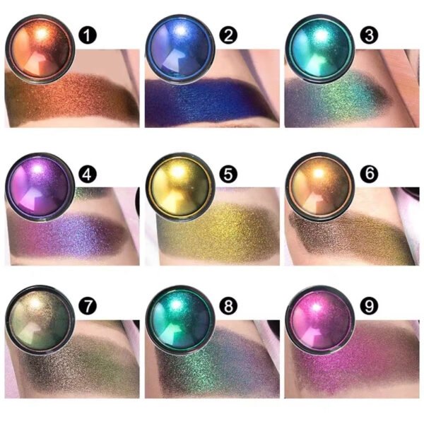Monochrome Metallic Glitter Eyeshadow Palette