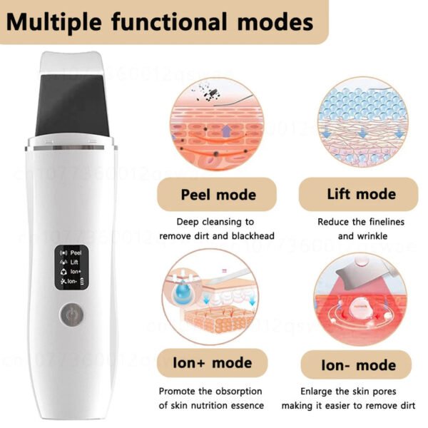 Ultrasonic Skin Scrubber Blackhead Remover